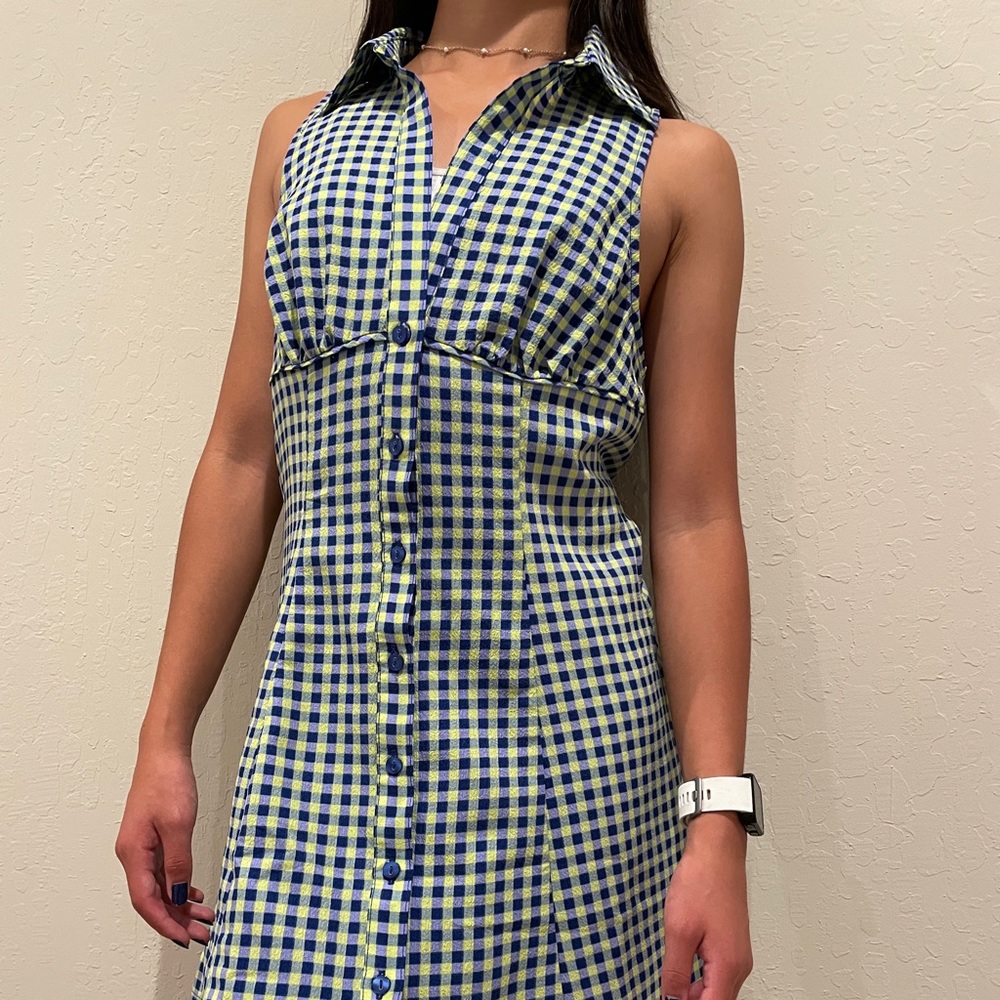 Urban Outfitters Retro Cuffed Mini Dress